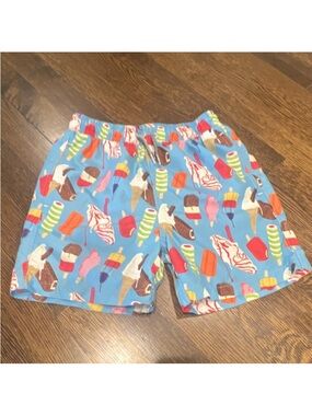 Kids Boardies Apparel Ice Cream Print Swim Shorts (7-8)